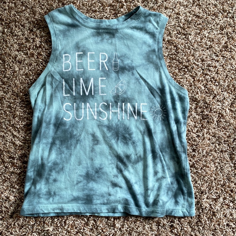 Beer lime and sunshine tank